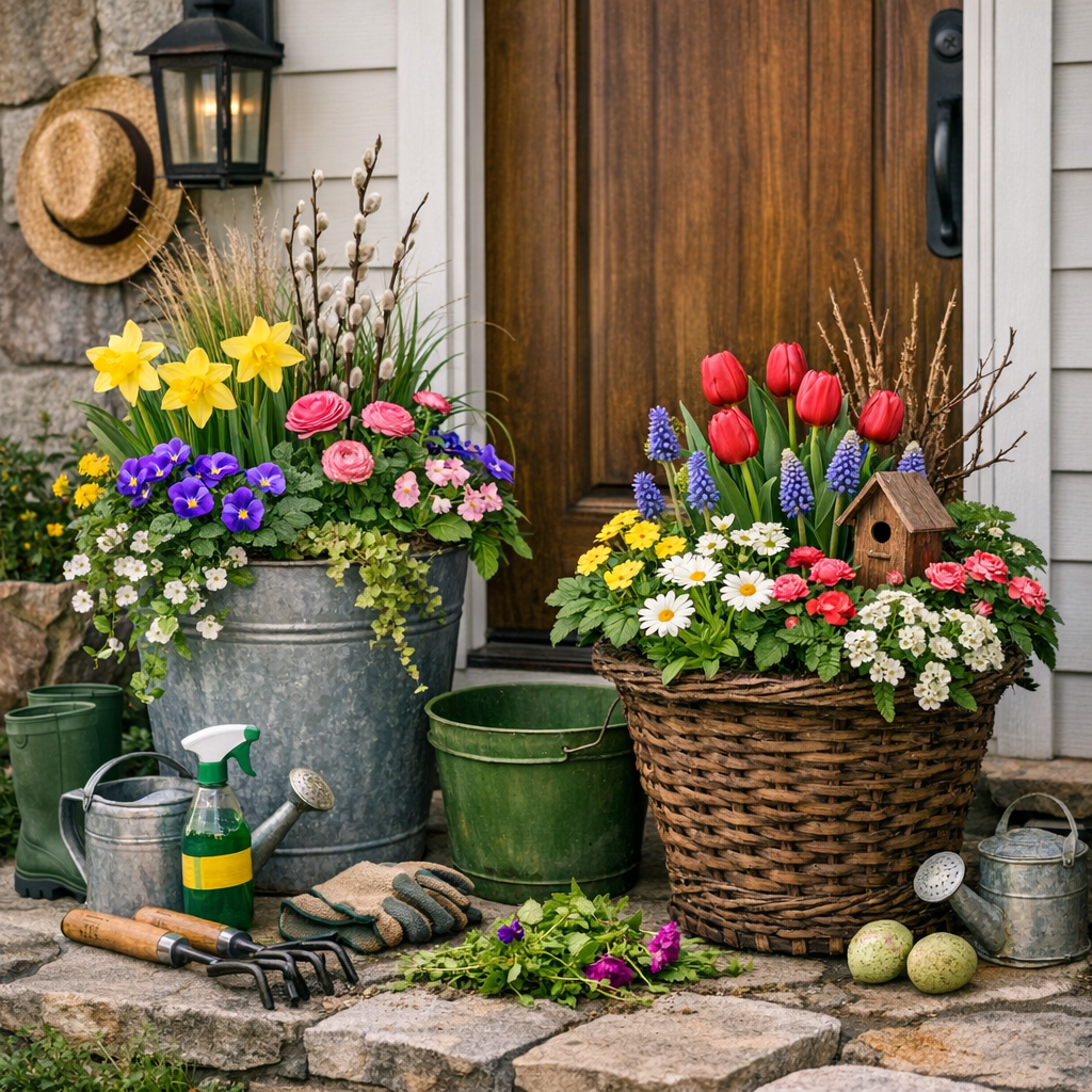 Personalized Porch Pots